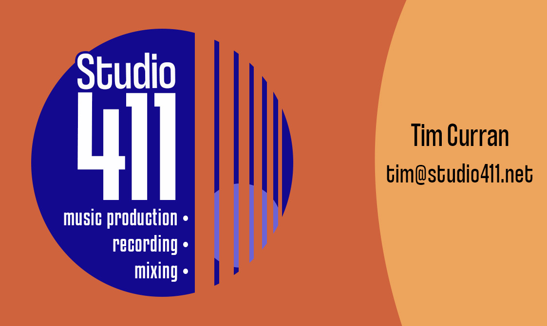 Studio 411 logo – Music Production, Recording, and Mixing Studio in Glendale, California by Tim Curran